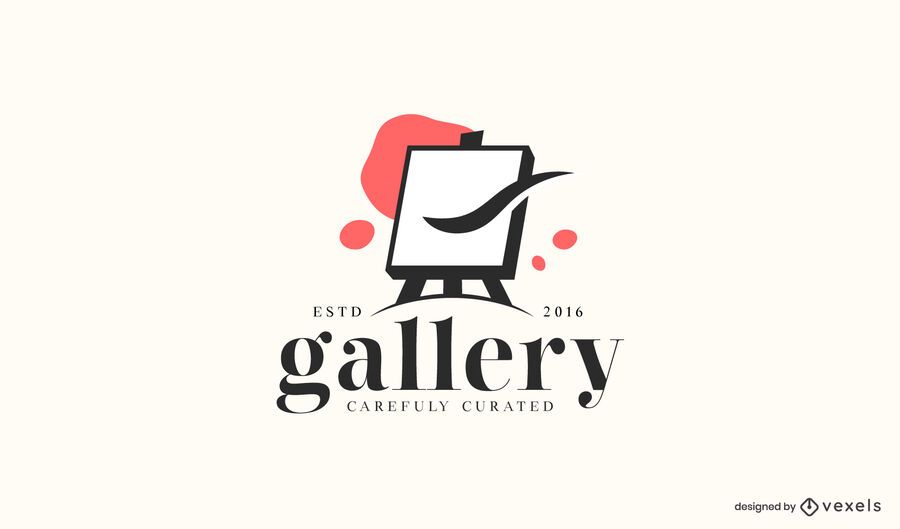 Plantilla de logotipo de galería de arte Plantilla de logotipo de galería de arte