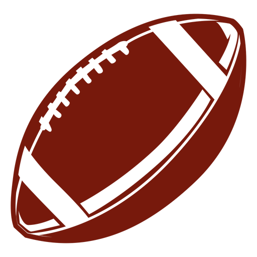 American Football Ball ausgeschnitten PNG-Design