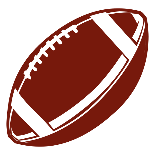 American football ball cut out - Transparent PNG & SVG vector file