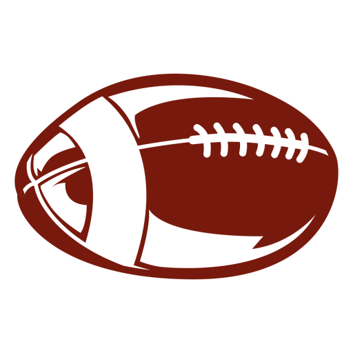 American Football Ballspiel ausgeschnitten PNG-Design