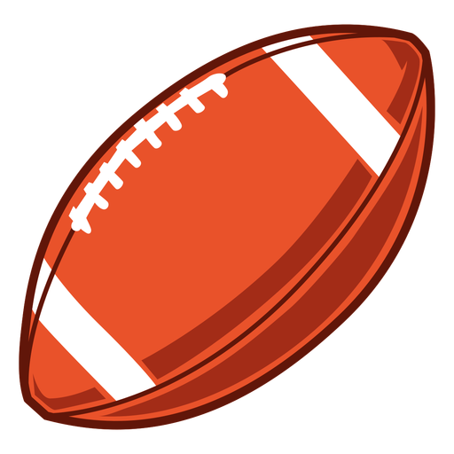 American Football Ball Illustration - Transparent Png & Svg Vector File