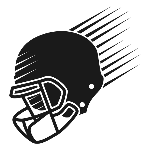 Capacete de futebol americano cortado Desenho PNG