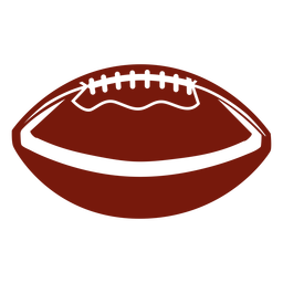 American football horizontal cut out Transparent PNG