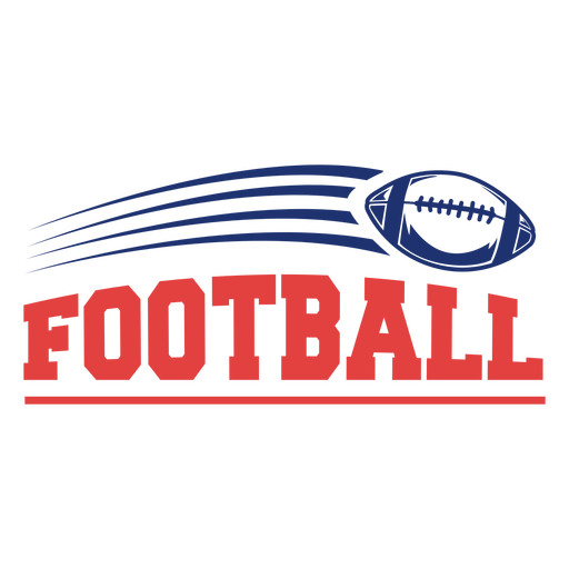 American-Football-Sportabzeichen PNG-Design