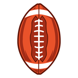 Ilustração em pé de futebol americano Desenho PNG