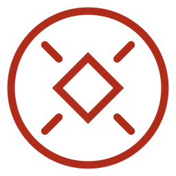 Alter chinesischer Münzschlag PNG-Design