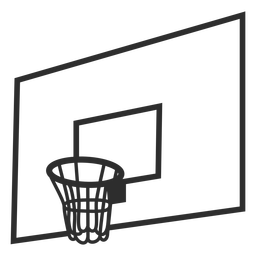 Traço de cesta na tabela Desenho PNG