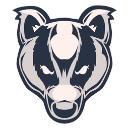 Badger head logo PNG Design