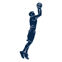 Recorte do jogador de basquete Desenho PNG