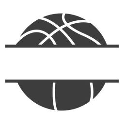 Etiqueta de bola de basquete