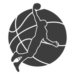 Basketball ball player cut out Transparent PNG