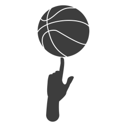 Basketball spin cut out Basketball spin cut out