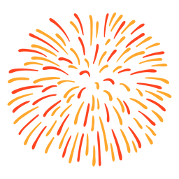 Design PNG E SVG De Golpe De Fogo De Artifício Colorido Para Camisetas