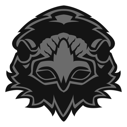 Crow head logo PNG Design