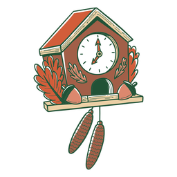 Cuckoo clock illustration