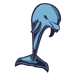 Dolphin jump logo PNG Design Transparent PNG