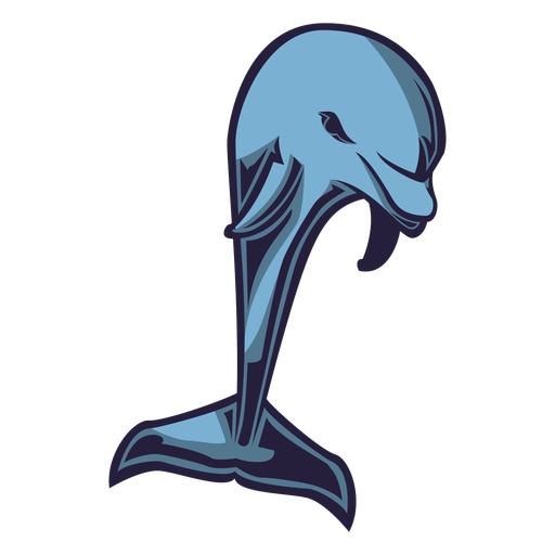 Delphinsprung-Logo PNG-Design