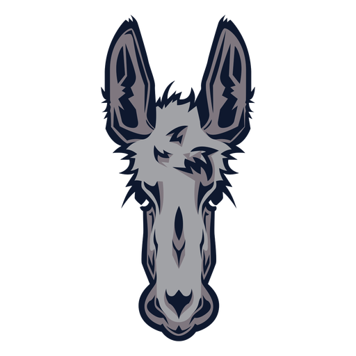 Donkey head logo PNG Design