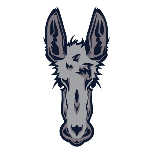 Logotipo da cabeça de burro Desenho PNG