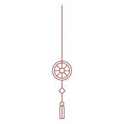 Traumfänger Schlaganfall PNG-Design