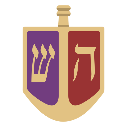 Dreidel piso judío de hanukkah