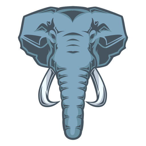 Elefantenkopf-Logo PNG-Design