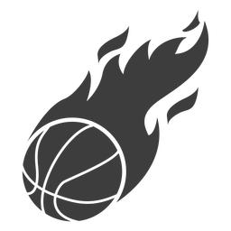 Design PNG E SVG De Grande Bola De Basquete Plana Para Camisetas