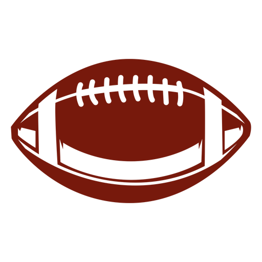 Football ball horizontal cut out - Transparent PNG & SVG vector file