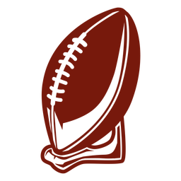Football Ball Stand Cut Out PNG & SVG Design For T-Shirts