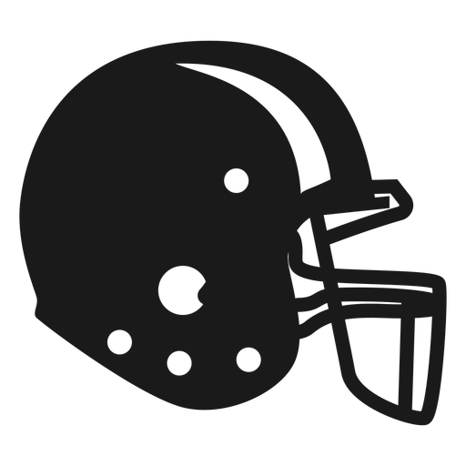 Football helmet cut out