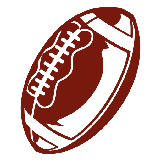 Football side cut out PNG Design