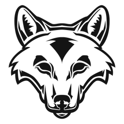 Fox Head High Contrast PNG & SVG Design For T-Shirts