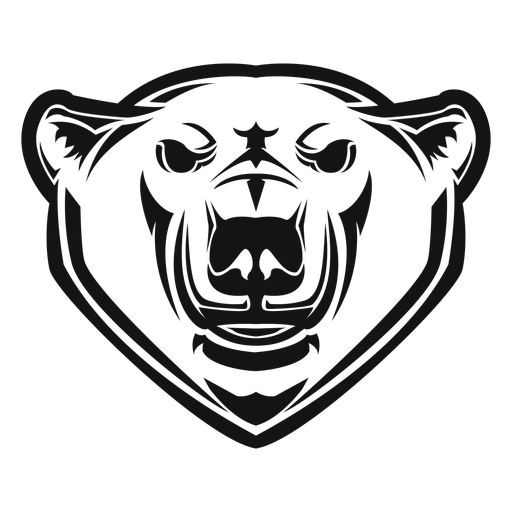 Grizzly Bear Face Svg 