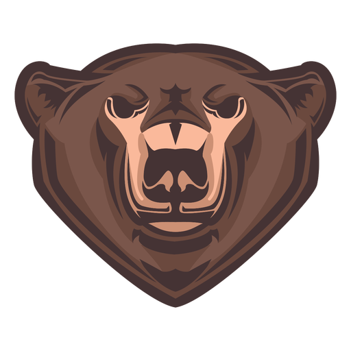 Grizzlyb?renkopf-Logo PNG-Design