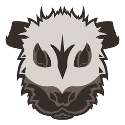 Logotipo da cabeça de cobaia Desenho PNG