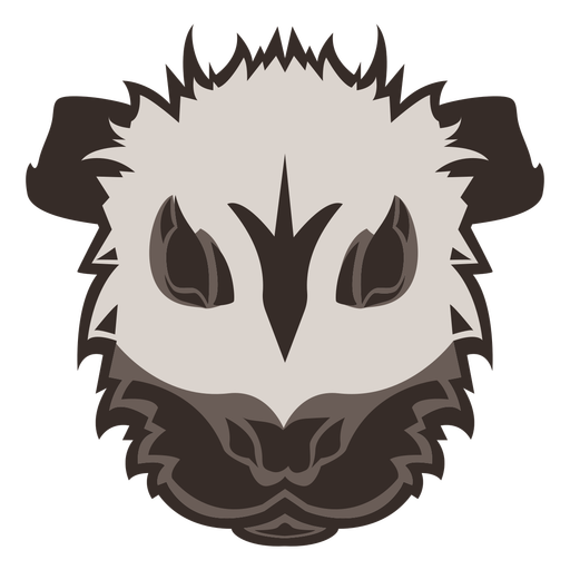 Meerschweinchenkopf-Logo PNG-Design