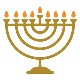 Hanukkah menorah plano judío Transparent PNG