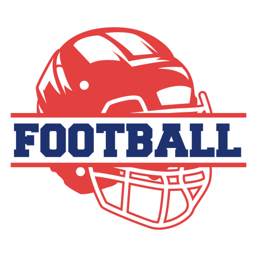 Helm American Football Abzeichen PNG-Design