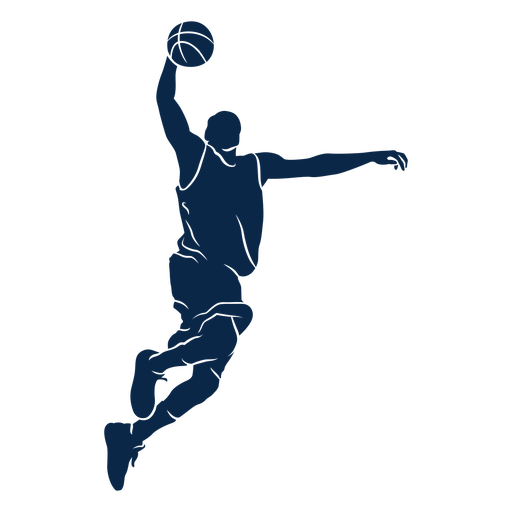 Jogador de basquete masculino cortado Desenho PNG