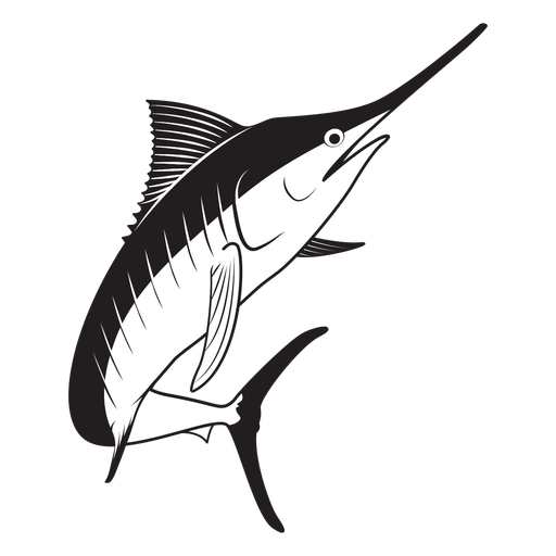 Marlin Fischschlag PNG-Design