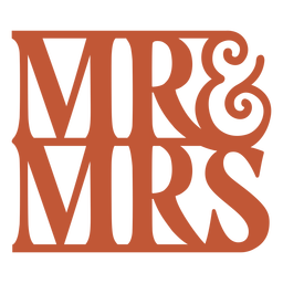 Mr and mrs quote badge