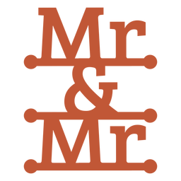 Herr und Herr Zitat PNG-Design