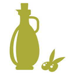 Olivenölkrug grün PNG-Design Transparent PNG