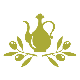 Galhos de jarro de azeite Desenho PNG