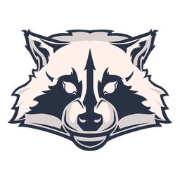 Raccoon head logo Transparent PNG
