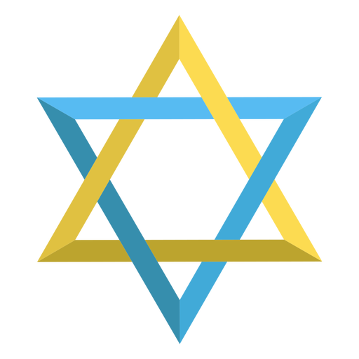 Estrella de david judía ilustración