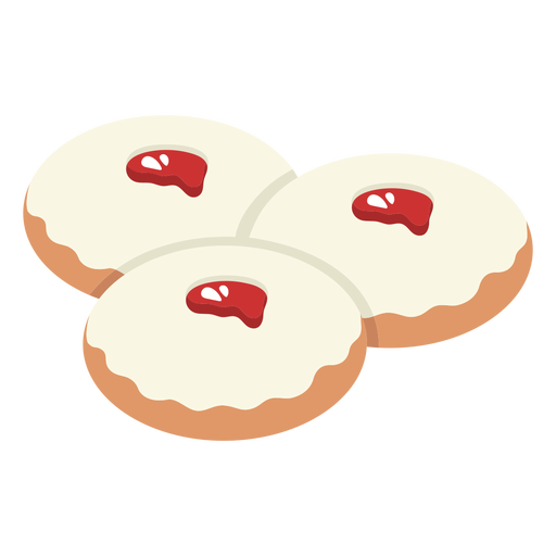 Ilustra??o de pastelaria judaica Sufganiot Desenho PNG