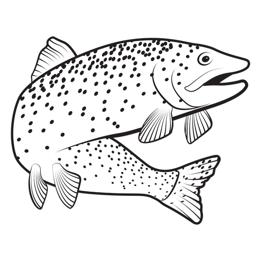 Download Trout Fish Stroke Transparent Png Svg Vector File