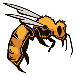 Wasp insect logo PNG Design