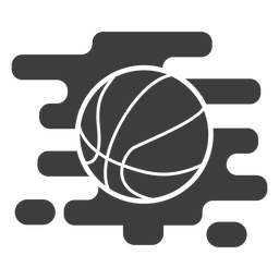 Wavy basketball ball cut out Wavy basketball ball cut out